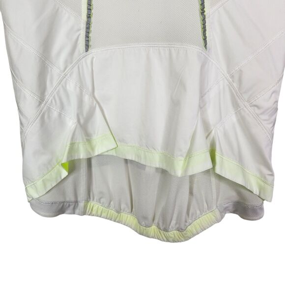 LULULEMON Vest Womens 8 White Presta Vest Reflective Pockets Lightweight Running - Picture 7 of 10